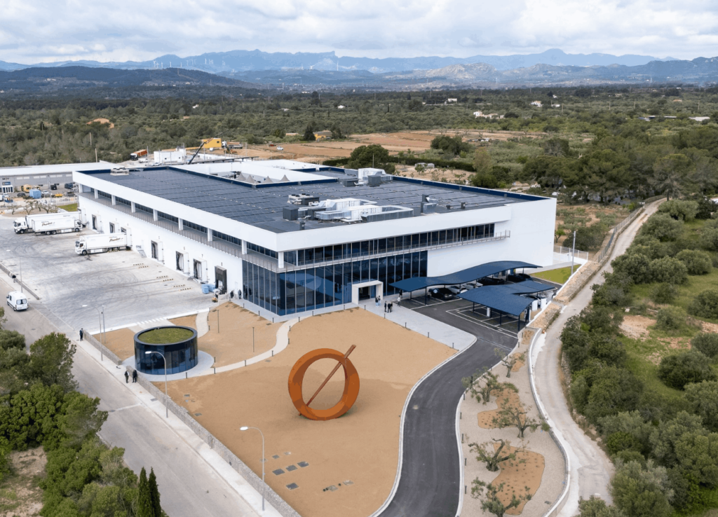 Vista aérea de las instalaciones de Balfegó